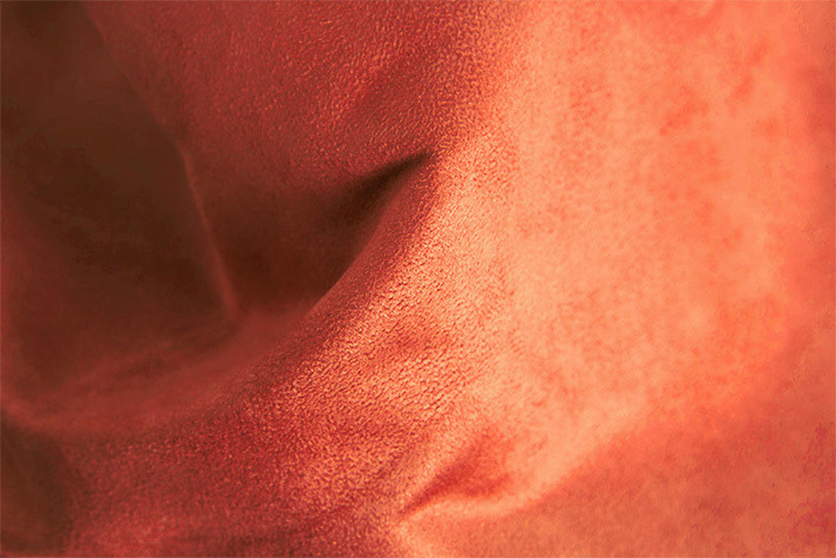 FERTIGVORHANG  blickdicht   140/280 cm  - Rotorange, Basics, Textil (140/280cm)