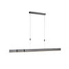 LAMPĂ SUSPENDATĂ CU LED 120-200/5,5/110-200 cm  - antracit/gri, Lifestyle, plastic/metal (120-200/5,5/110-200cm)