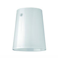 LEUCHTENGLAS - Weiss, Basics, Glas (7,2/8,9cm) - Fischer & Honsel