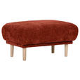 HOCKER Flachgewebe Rostfarben  - Rostfarben, KONVENTIONELL, Holz/Textil (88/49/62cm) - Carryhome