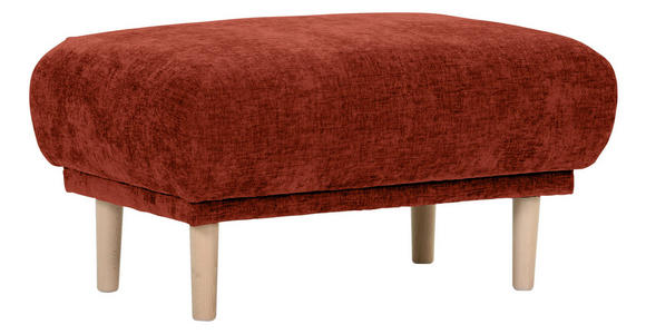HOCKER Flachgewebe Rostfarben - Rostfarben, KONVENTIONELL, Holz/Textil (88/49/62cm) - Carryhome