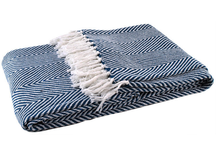 TAKARÓ 150/200 cm  - sötétkék, Basics, textil (150/200cm)