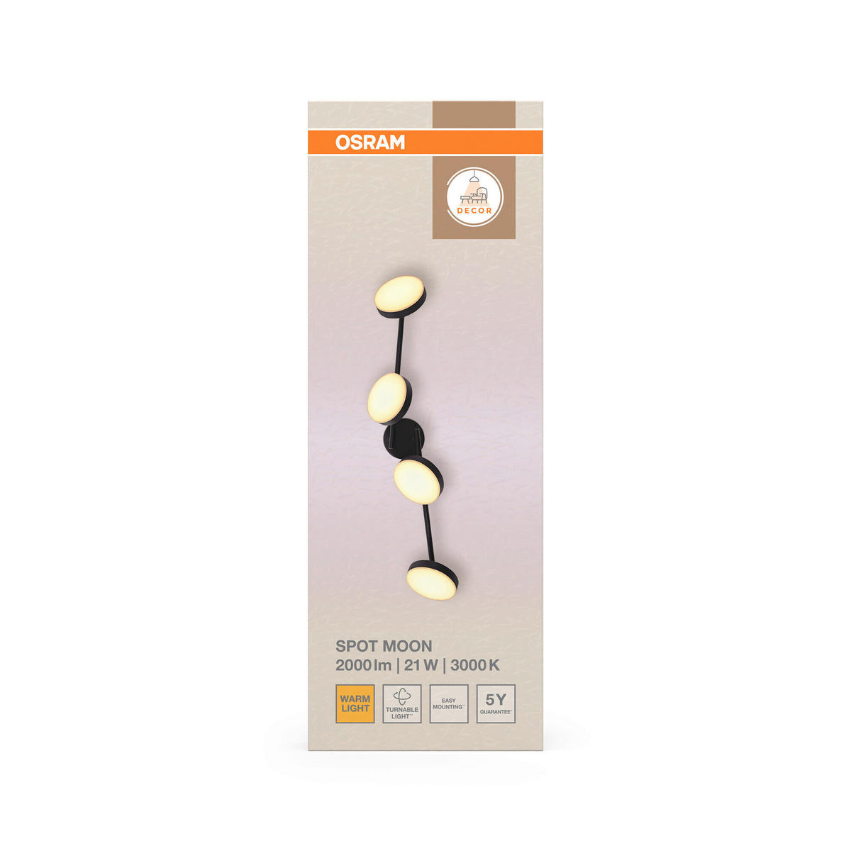 LED-STRAHLER 81/12/11,9 cm   - Schwarz, Basics, Metall (81/12/11,9cm) - Osram