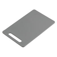 SCHNEIDEBRETT Kunststoff  - Grau, Basics, Kunststoff (24/15/0,5cm) - Homeware Profession.