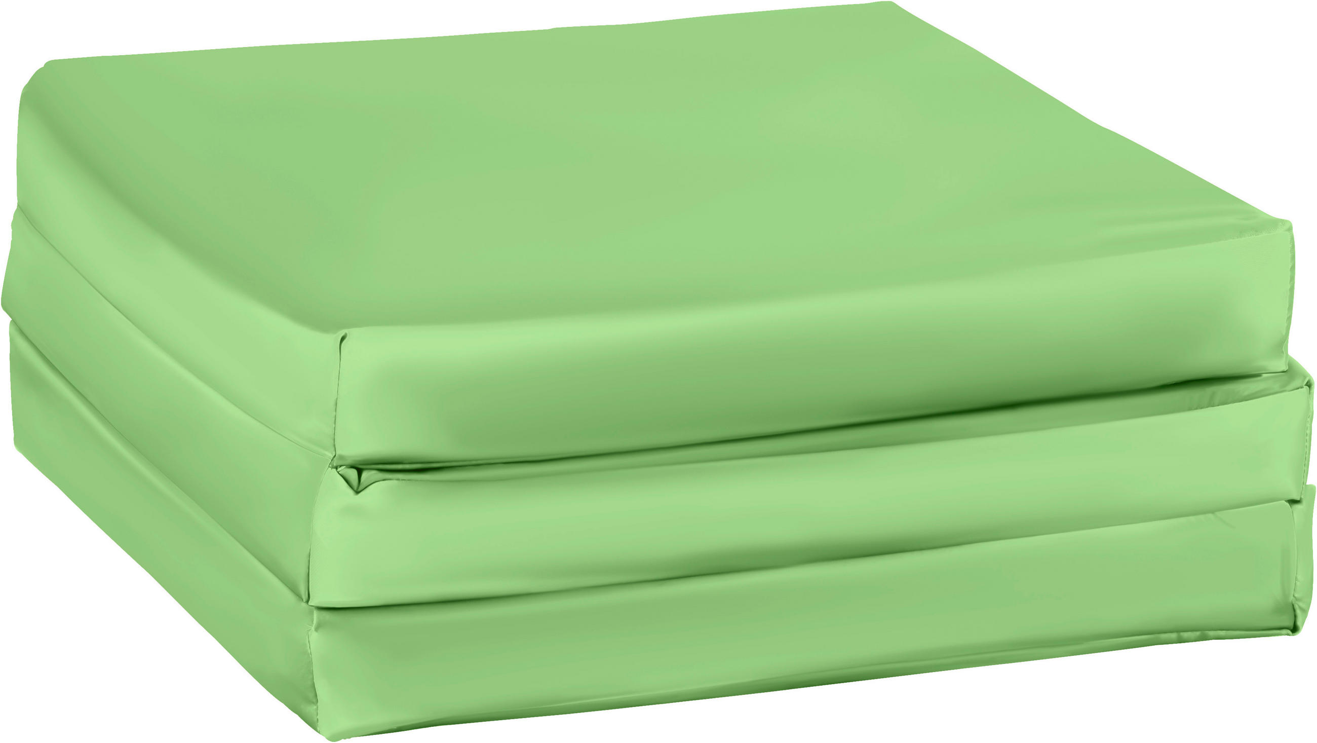 KLAPPMATRATZE Höhe ca. 8 cm - Grün, MODERN, Textil (65/186cm) - P & B