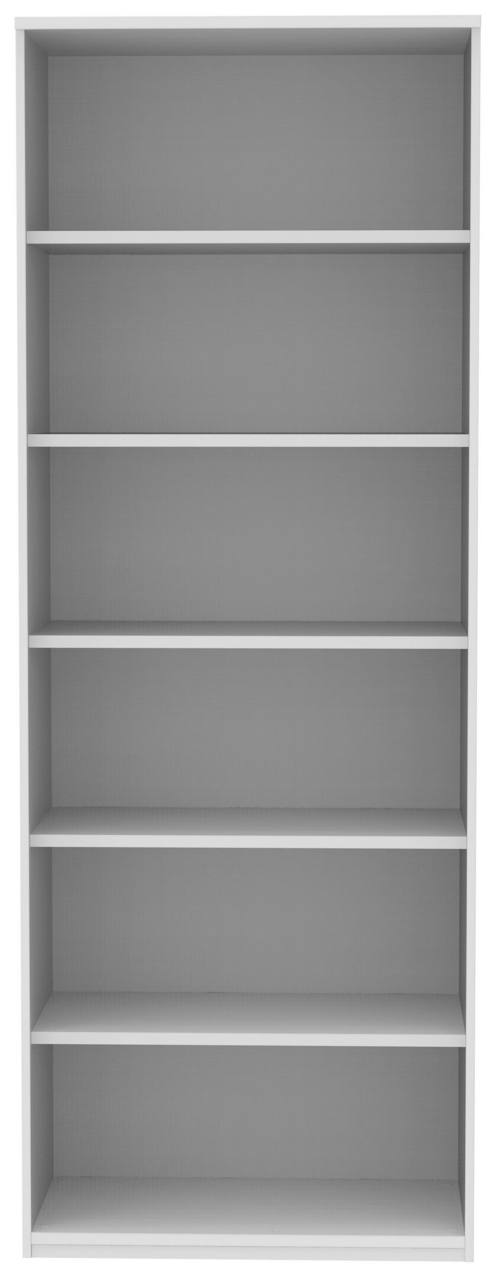 AKTENREGAL 80/217,4/43 cm  - Weiss, Konventionell, Holzwerkstoff (80/217,4/43cm) - Moderano