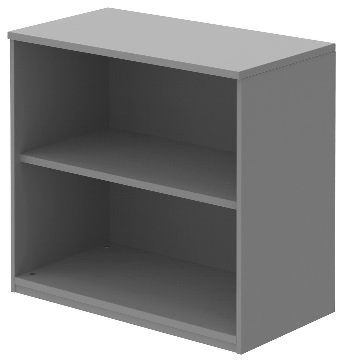 AKTENREGAL 80/76,5/43 cm  - Grau, Konventionell, Holzwerkstoff (80/76,5/43cm) - Moderano