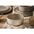 KOMBISERVICE Taupe Salerno 16-teilig 4 Personen  - Taupe, Trend, Keramik - Novel