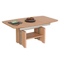 COUCHTISCH Eiche furniert 120/70/54 cm rechteckig Eichefarben  - Eichefarben, KONVENTIONELL, Holz (120/70/54cm) - Venda