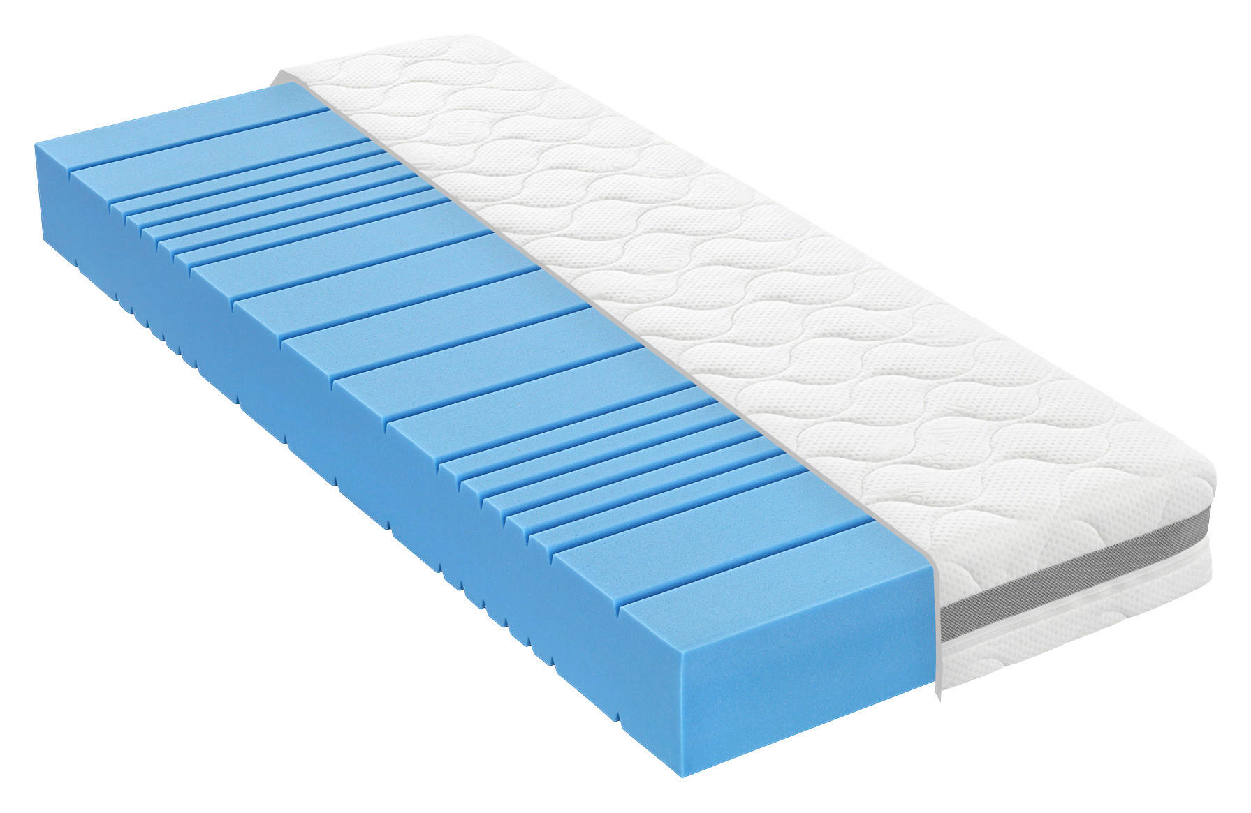 MATRACE, 90/200 cm - bílá, Basics, textil (90/200cm) - Swedish Line