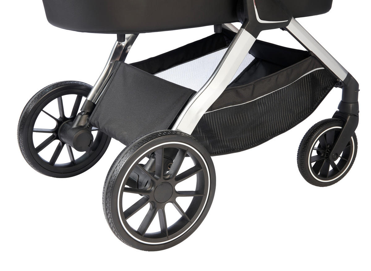 SET DJEČJIH KOLICA  Nizza  - srebrne boje/bež, Trend, tekstil/metal - My Baby Lou