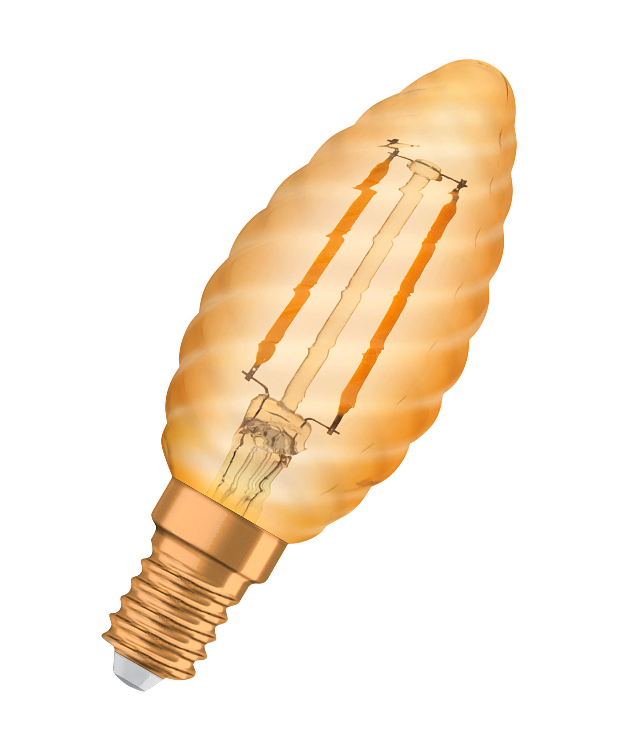 LED-LEUCHTMITTEL   E14 1,5 W 120 lm 2 Stück  - Goldfarben, Basics, Glas (3,5cm) - Osram