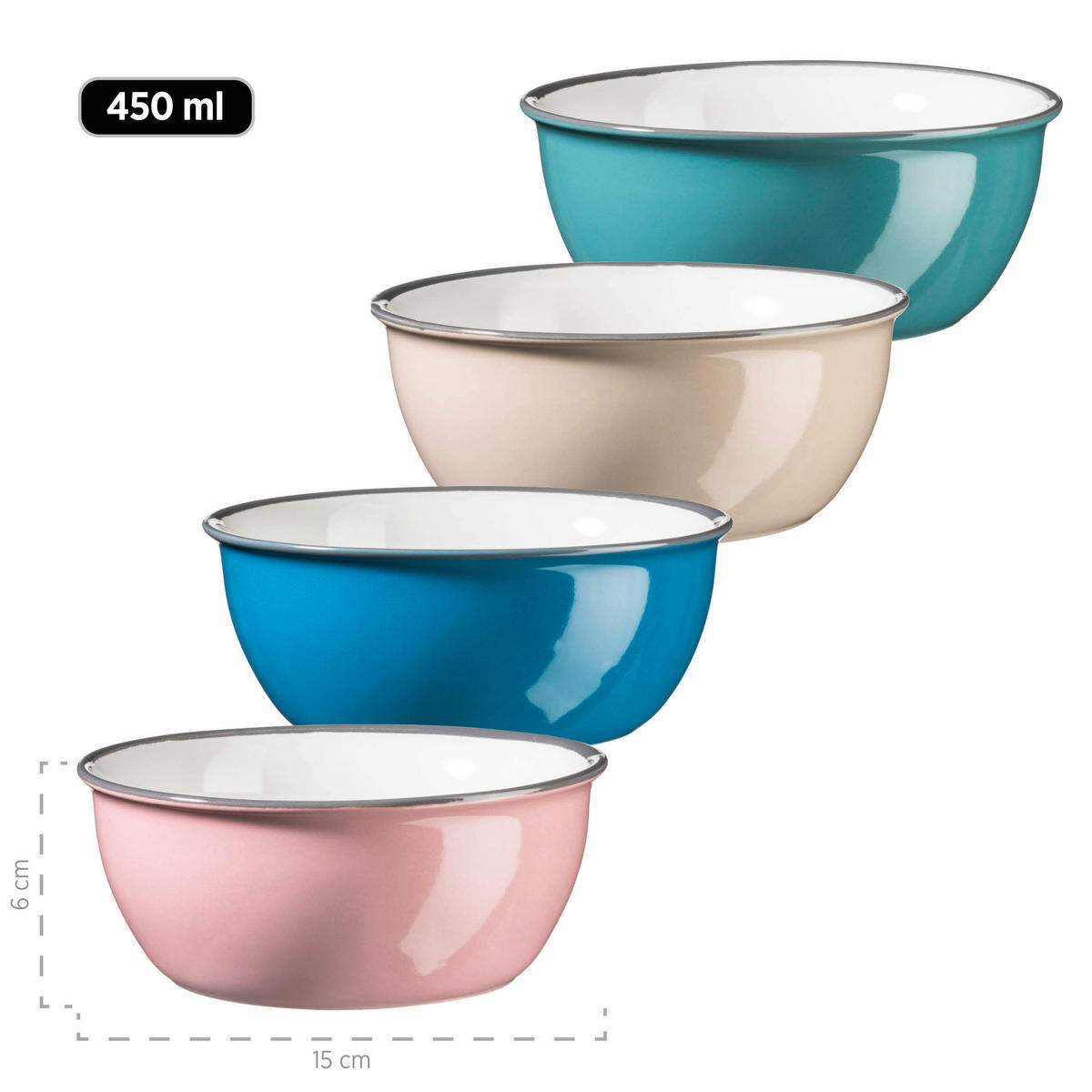 KOMBISERVICE Maila 16-teilig  - Beige/Petrol, Basics, Keramik - Mäser