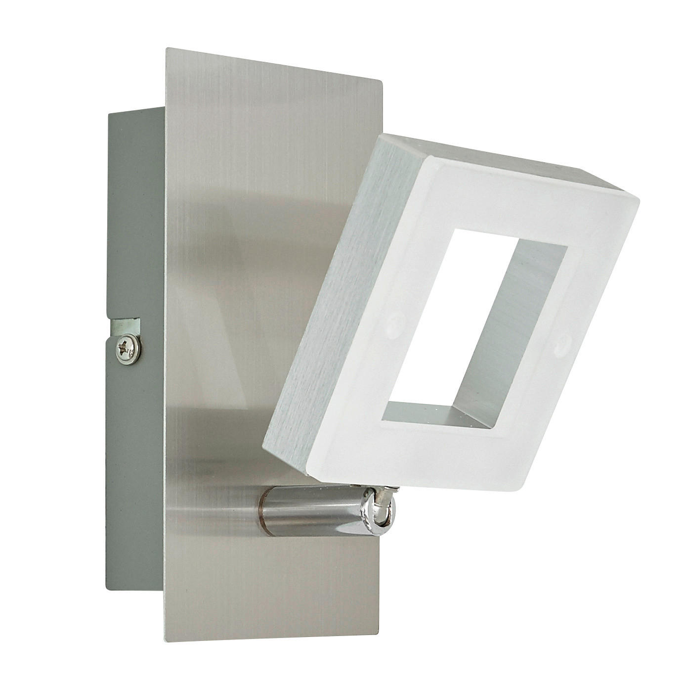 LED-STRAHLER - Alufarben/Nickelfarben, Basics, Kunststoff/Metall (14/15,5/8cm) - Novel