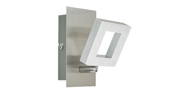 LED-STRAHLER 14/15,5/8 cm - Alufarben/Nickelfarben, Basics, Kunststoff/Metall (14/15,5/8cm) - Novel