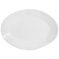 SERVIERPLATTE - Weiß Hochglanz, Basics, Keramik (40/28,3/4,5cm) - Costa Nova