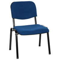 KONFERENČNÍ ŽIDLE - modrá/černá, Basics, kov/textil (60/87/55cm) - MID.YOU