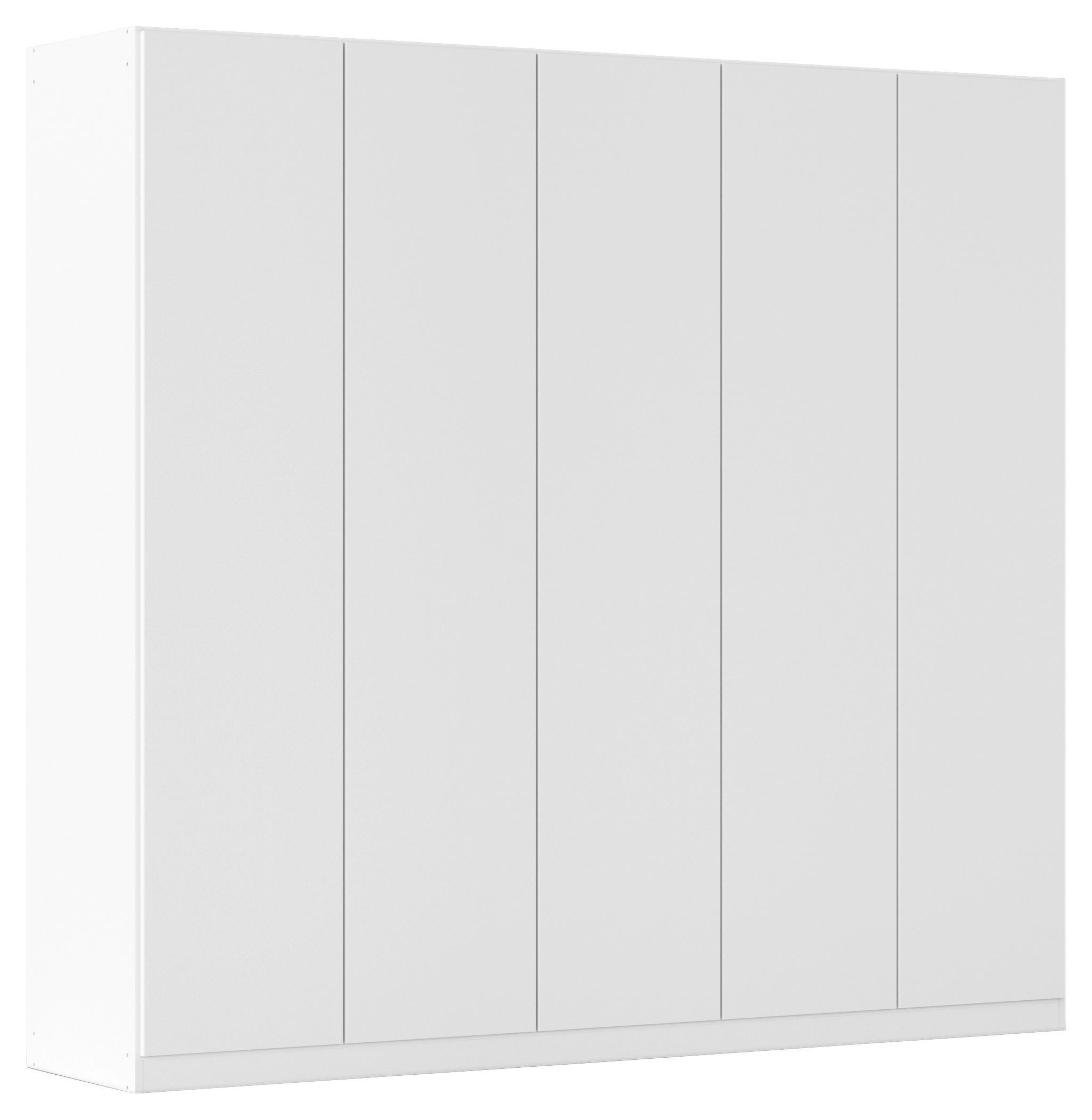FALTTÜRENSCHRANK in Weiss  - Weiss, Holzwerkstoff (226/210/54cm) - Boxxx