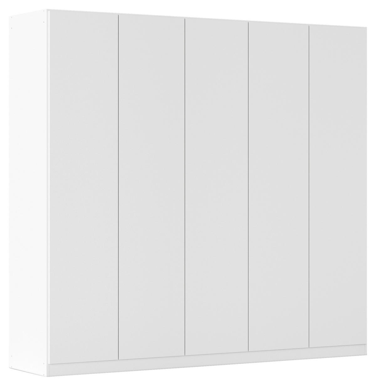 FALTTÜRENSCHRANK in Weiss  - Weiss, Holzwerkstoff (226/210/54cm) - Boxxx