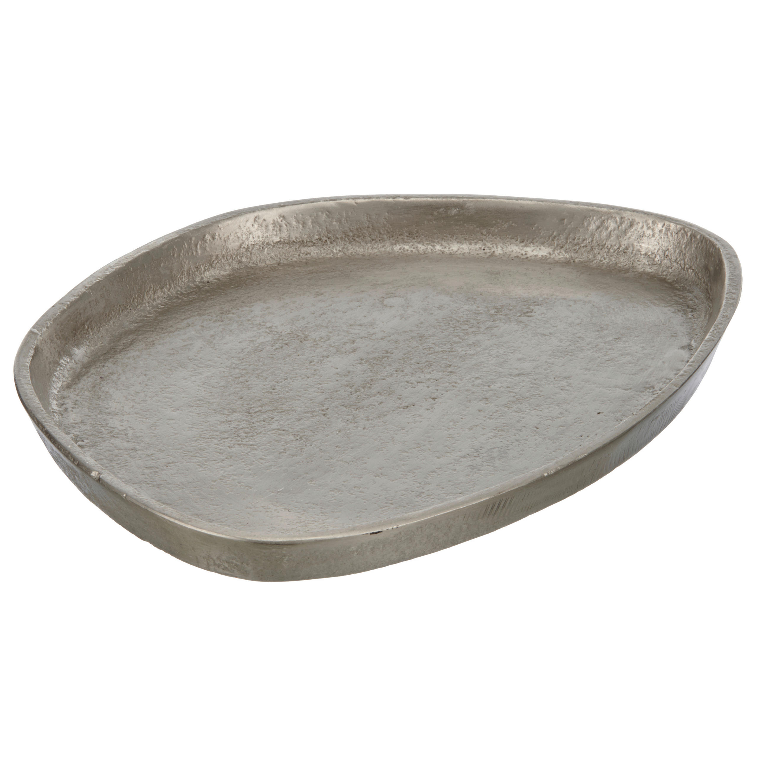 DEKOTELLER - Silberfarben, Basics, Metall (24/18cm) - Ambia Home