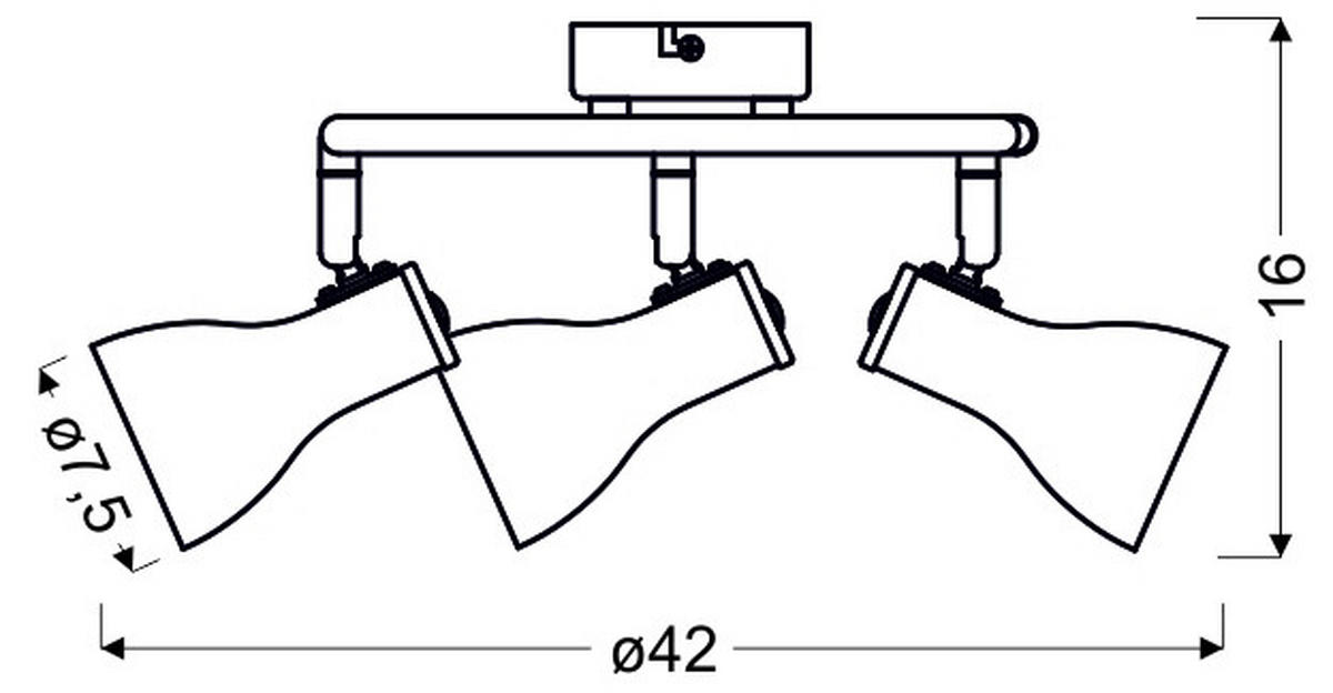STRAHLER 42/42/16 cm   - Grau, Basics, Metall (42/42/16cm)