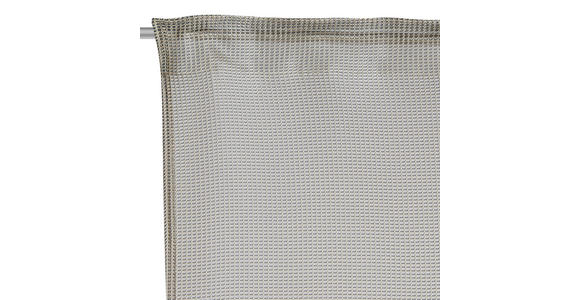 FERTIGVORHANG  transparent  140/245 cm   - Beige/Silberfarben, Design, Textil (140/245cm) - Dieter Knoll
