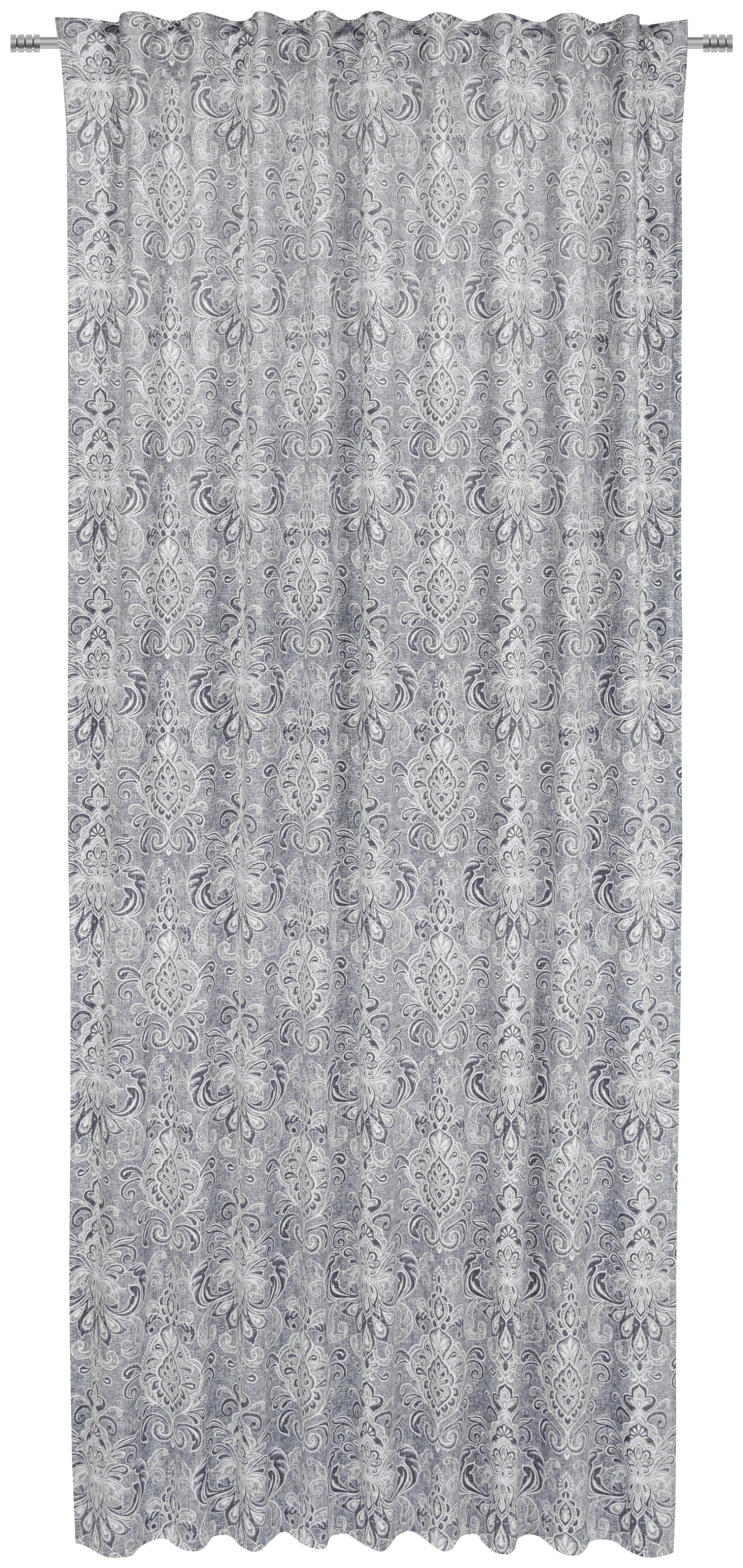 FERTIGVORHANG ANDRIA Verdunkelung 135/245 cm   - Grau, Design, Textil (135/245cm) - Esposa