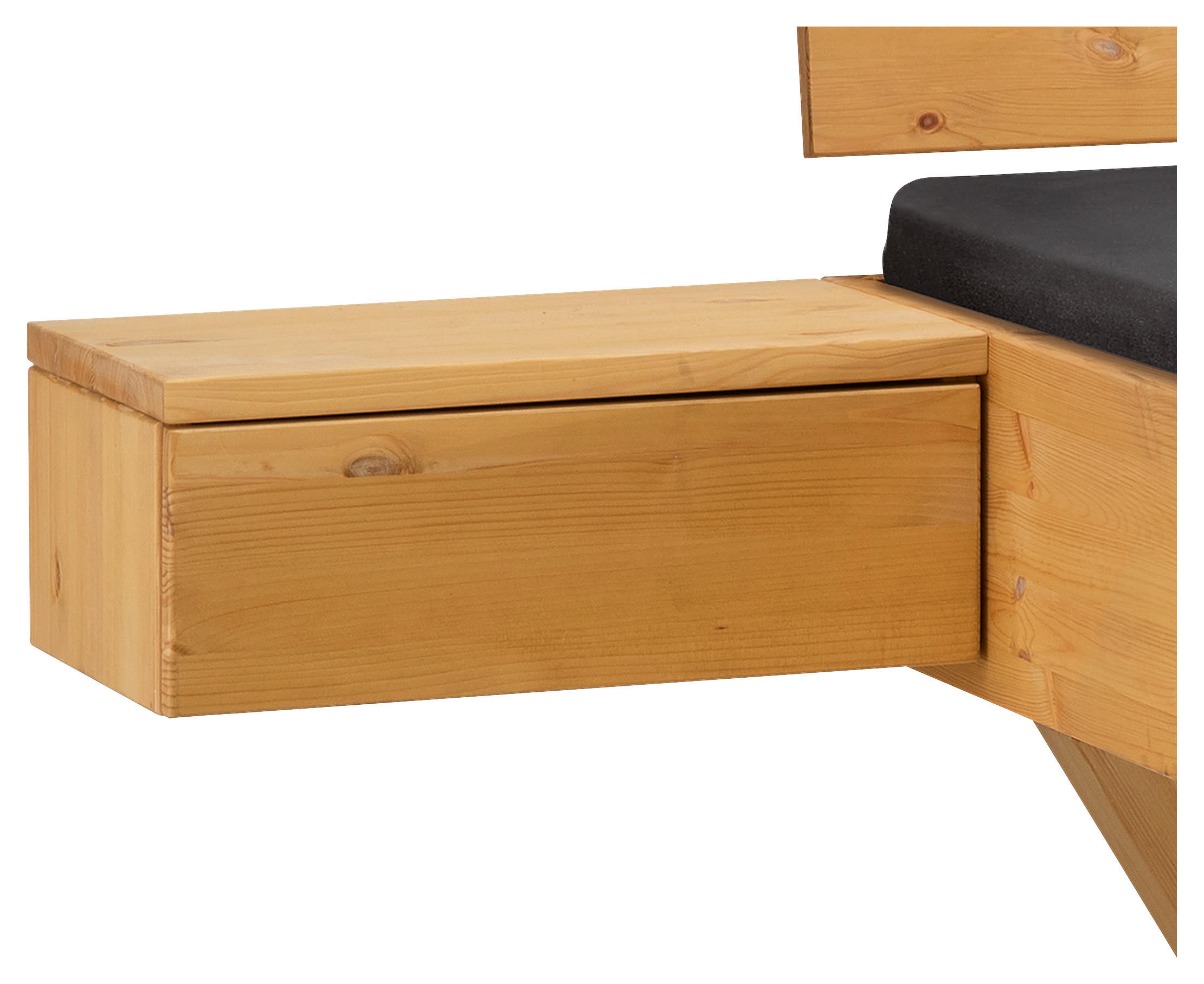 NACHTSCHRANK 45/16/34 cm Kiefer massiv  - Kieferfarben, KONVENTIONELL, Holz (45/16/34cm) - Linea Natura