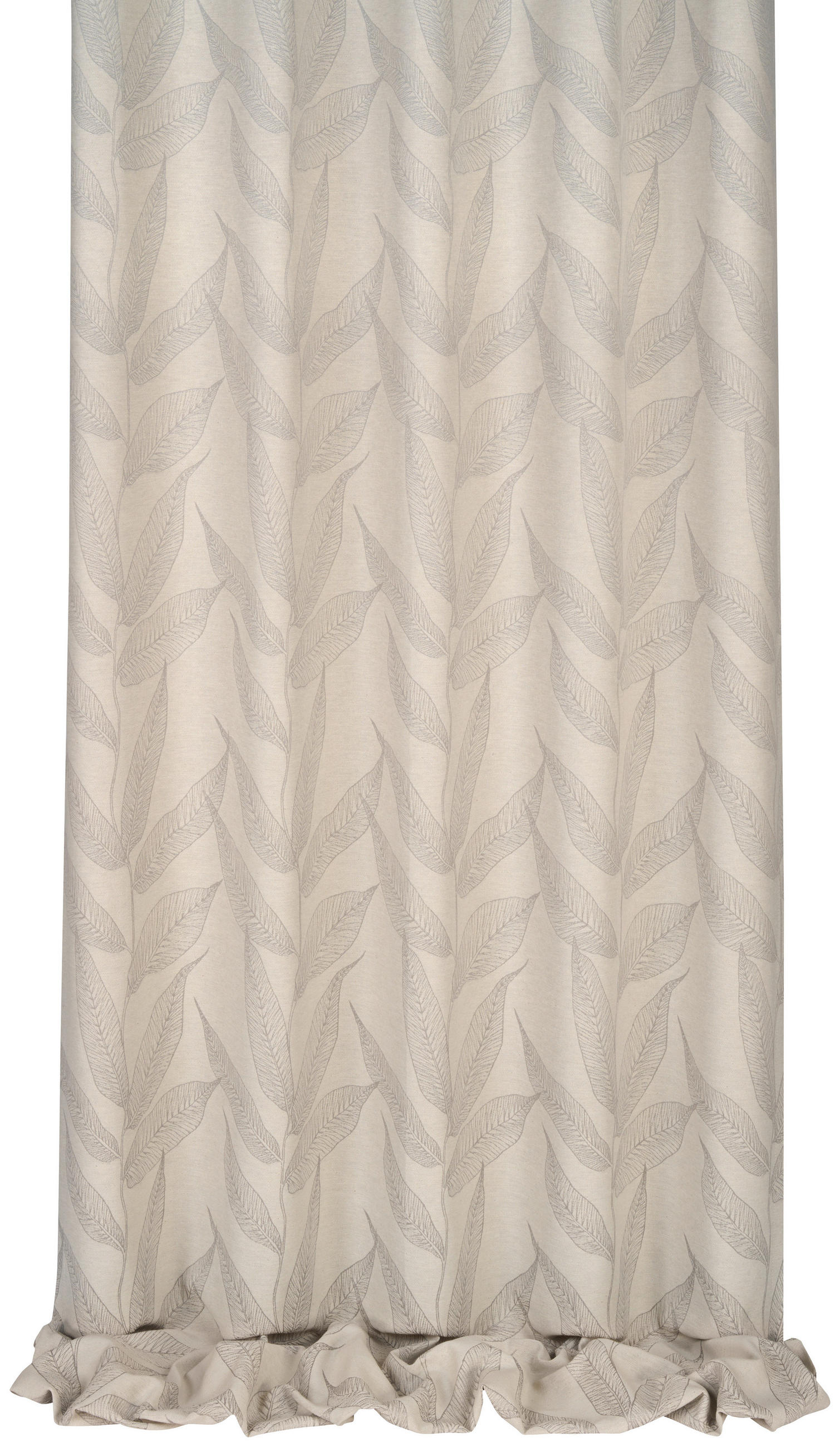 DEKOSTOFF per lfm blickdicht  - Hellgrau, Design, Kunststoff/Textil (135cm) - Esposa