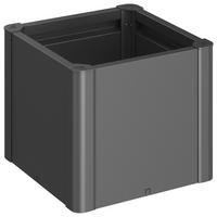 HOCHBEET 53/45/53 cm  - Dunkelgrau, Basics, Metall (53/45/53cm) - Biohort