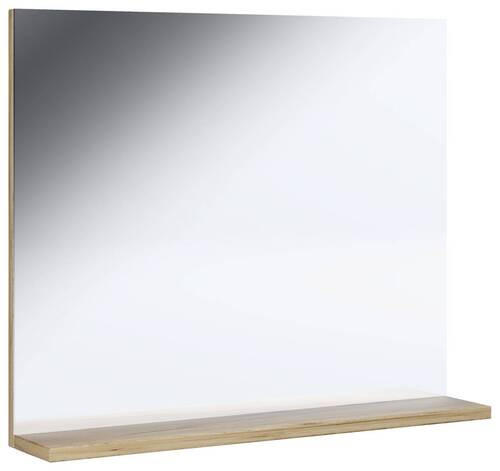 WANDSPIEGEL 50/60/2 cm  - Eichefarben/Weiß, MODERN, Holzwerkstoff (50/60/2cm) - MID.YOU