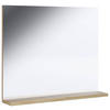 VÄGGSPEGEL 50/60/2 cm    - vit/ekfärgad, Modern, trämaterial (50/60/2cm) - MID.YOU