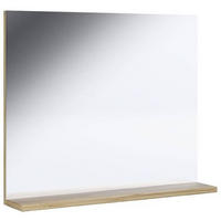 VÄGGSPEGEL 50/60/2 cm    - vit/ekfärgad, Modern, trämaterial (50/60/2cm) - MID.YOU