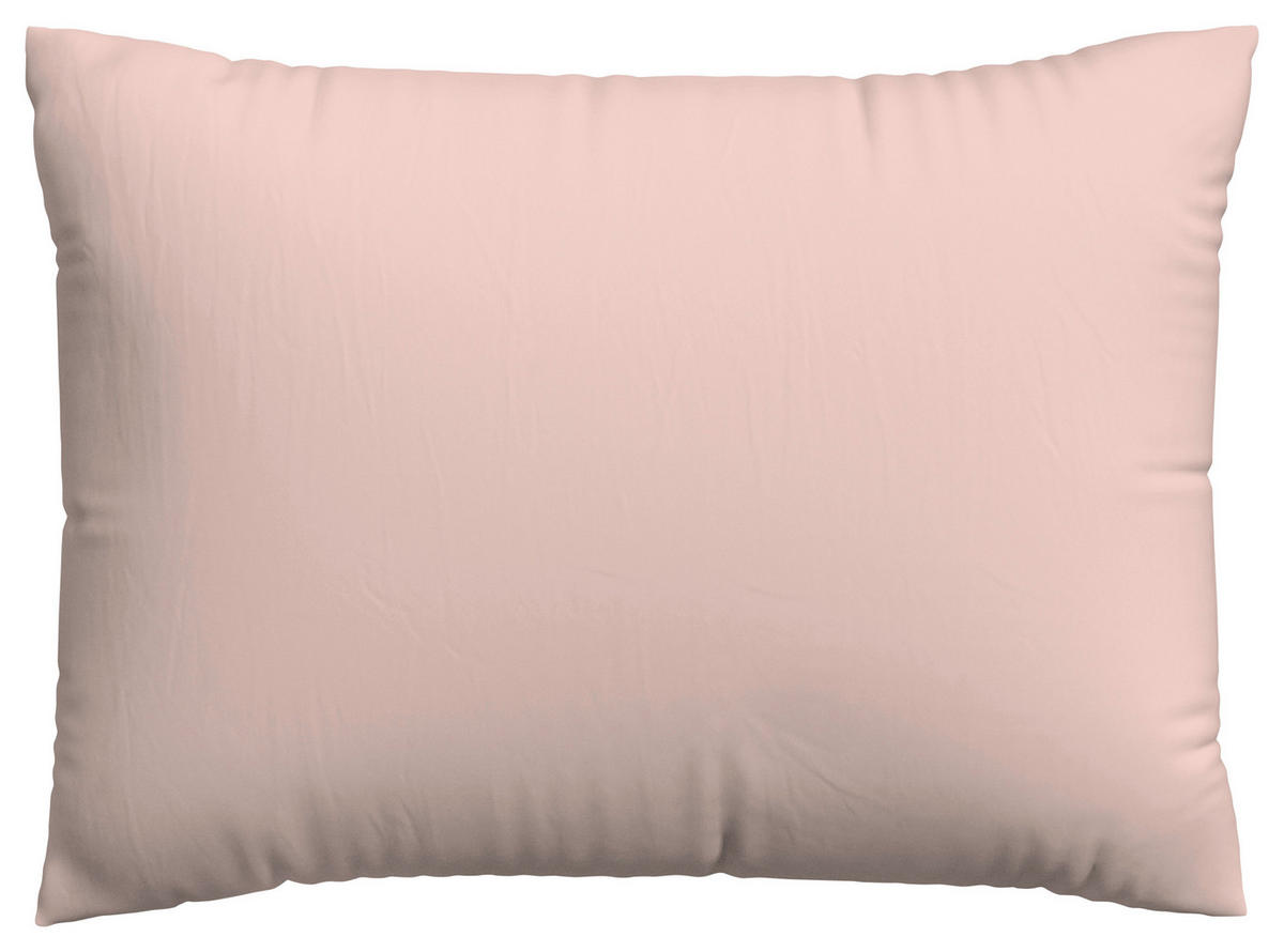 KOPFPOLSTERBEZUG KNITTED JERSEY 70/90 cm  - Hellrosa, Basics, Textil (70/90cm) - Schlafgut