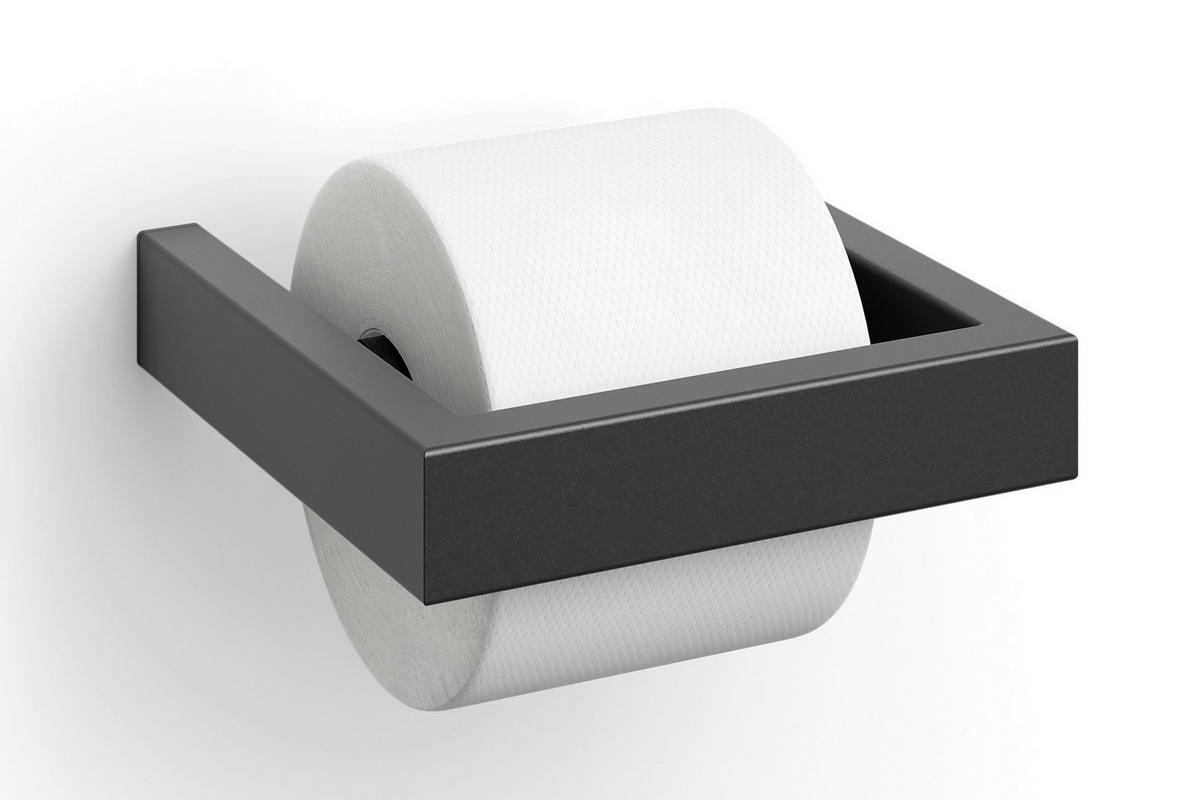 TOILETTENPAPIERHALTER - Edelstahlfarben, Basics, Metall (15/3/15,2cm) - Zack