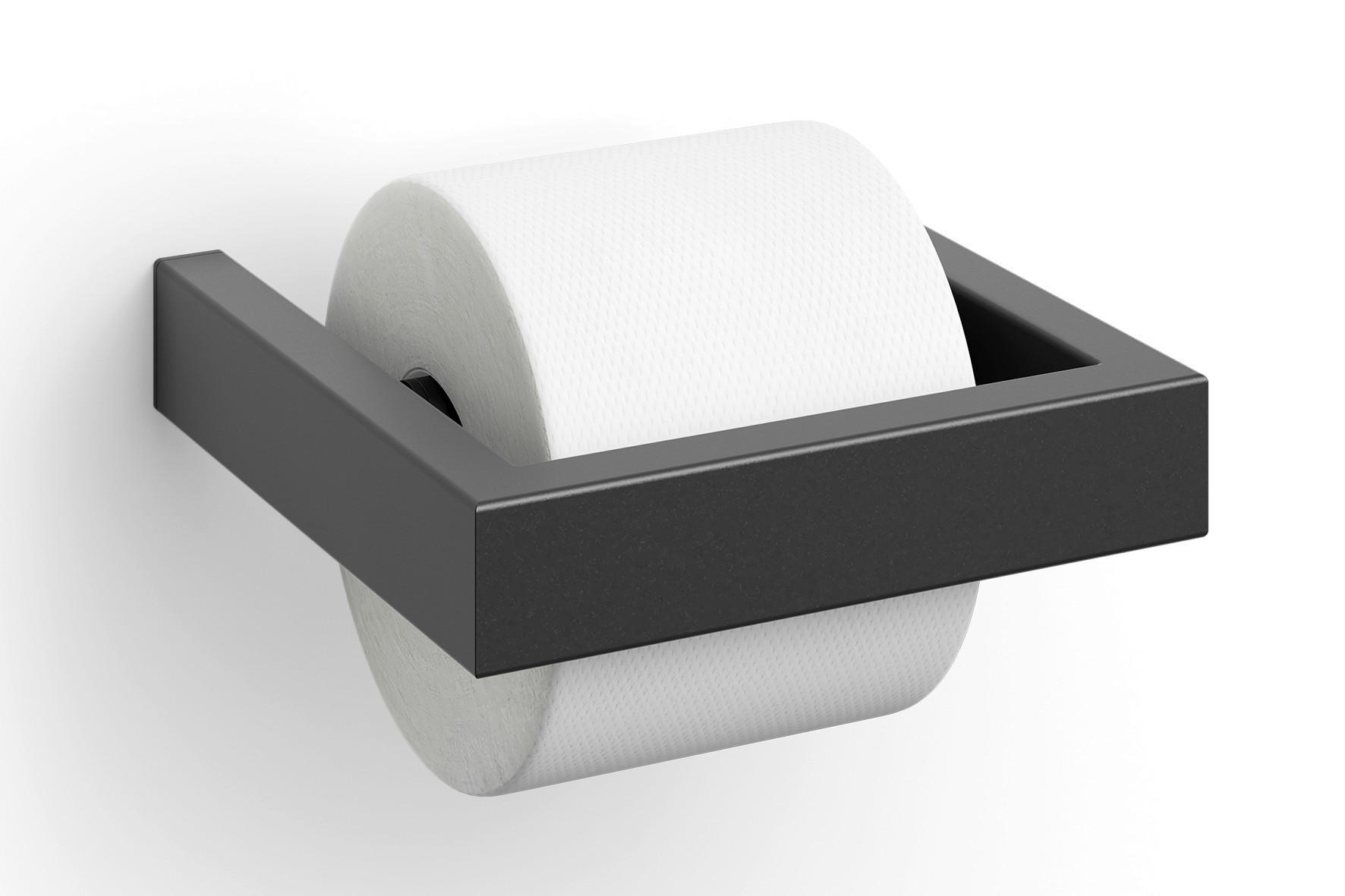 Thumbnail - Zack Toilettenpapierhalter, Edelstahl, Metall, 15x3x15.2 cm, Badezimmer, WC Ausstattung, Toilettenpapierhalter