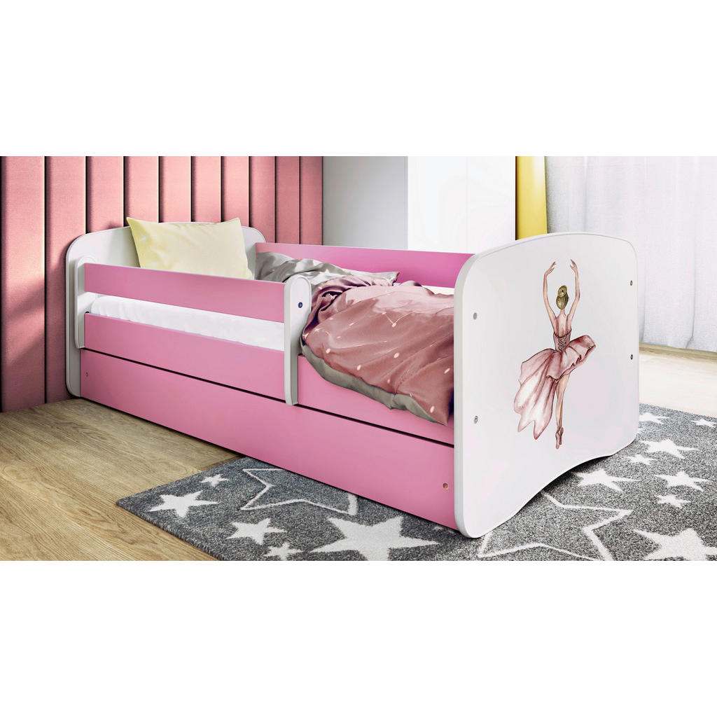 MID.YOU POSTEĽ PRE DETI A MLÁDEŽ 80/160 cm, biela, pink