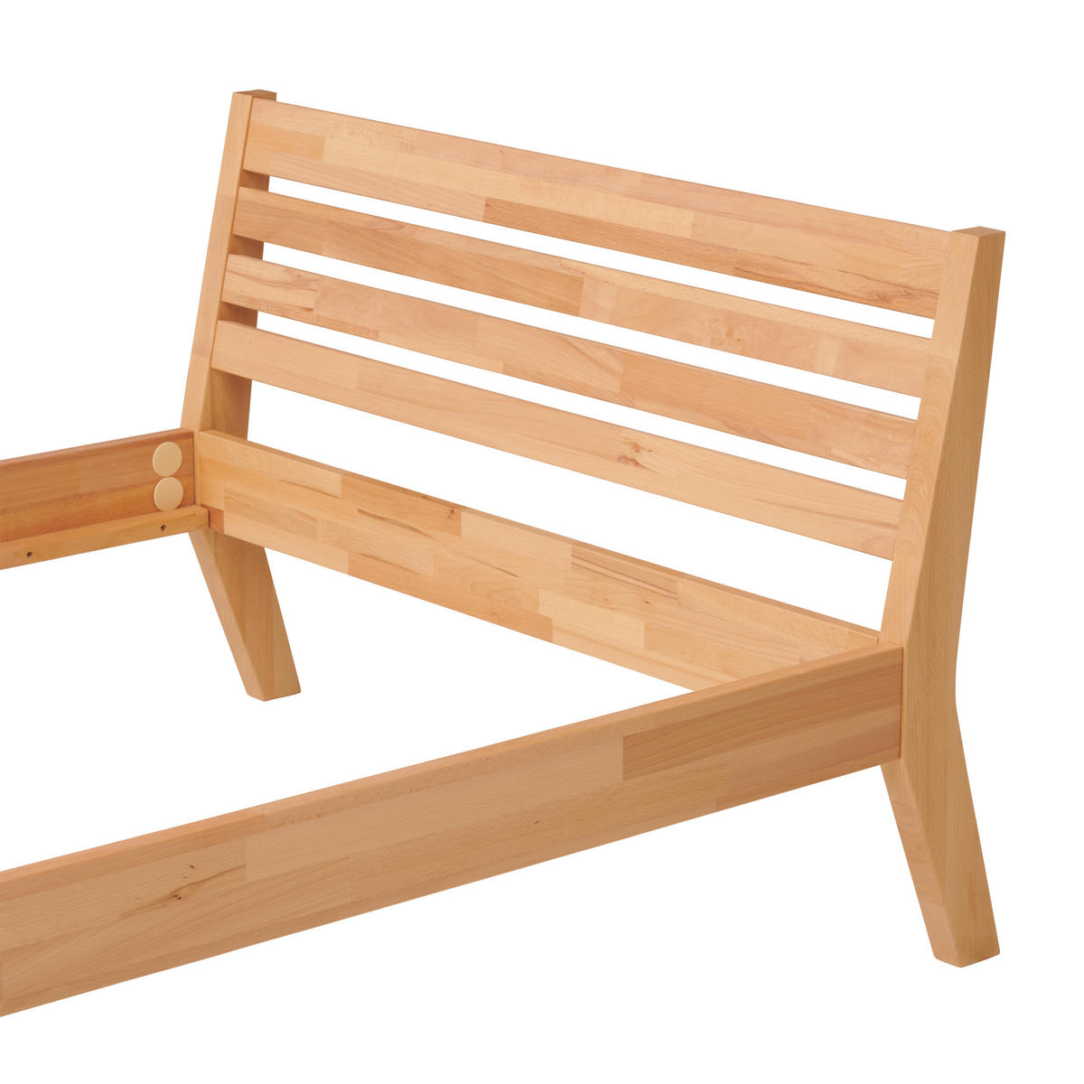 ÁGY 120/200 cm  geszt bükk  - geszt bükk, Modern, fa (120/200cm) - MID.YOU
