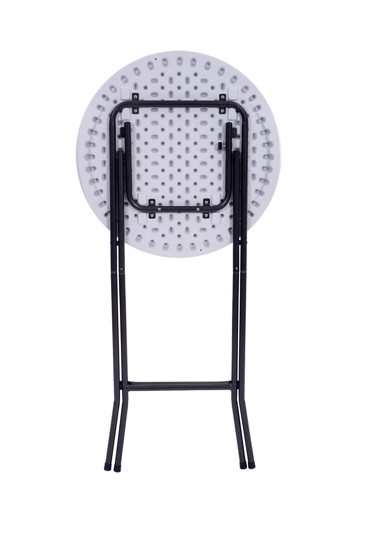 STEHTISCH Schwarz, Weiß  - Schwarz/Weiß, Basics, Kunststoff/Metall (60/60/107cm) - Gardenson