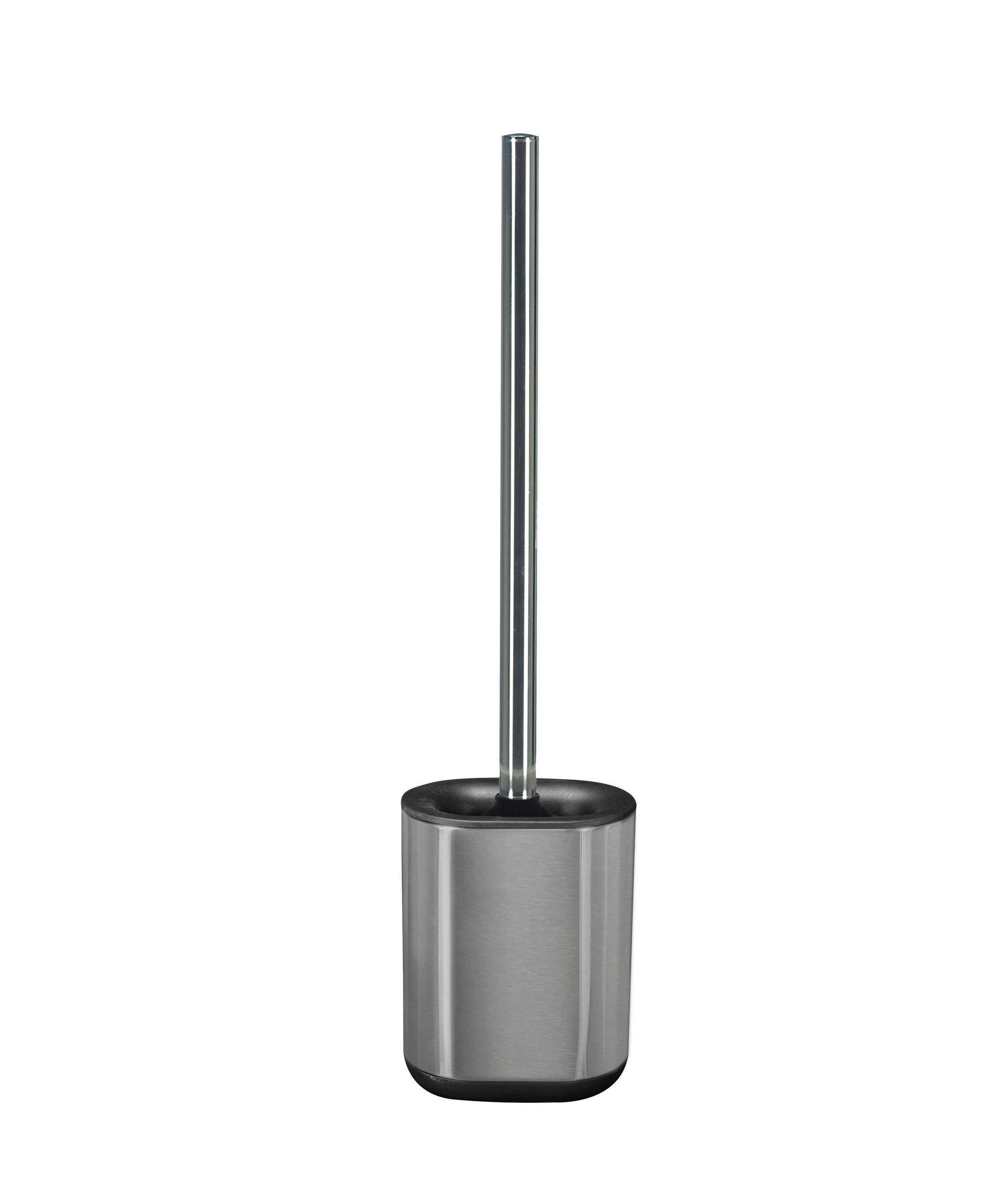 GARNITURA TOALETNE ČETKE  siva, crna  plastika  STREAM  - siva/crna, Konvencionalno, metal/plastika (10,6/39/10,6cm) - Kleine Wolke