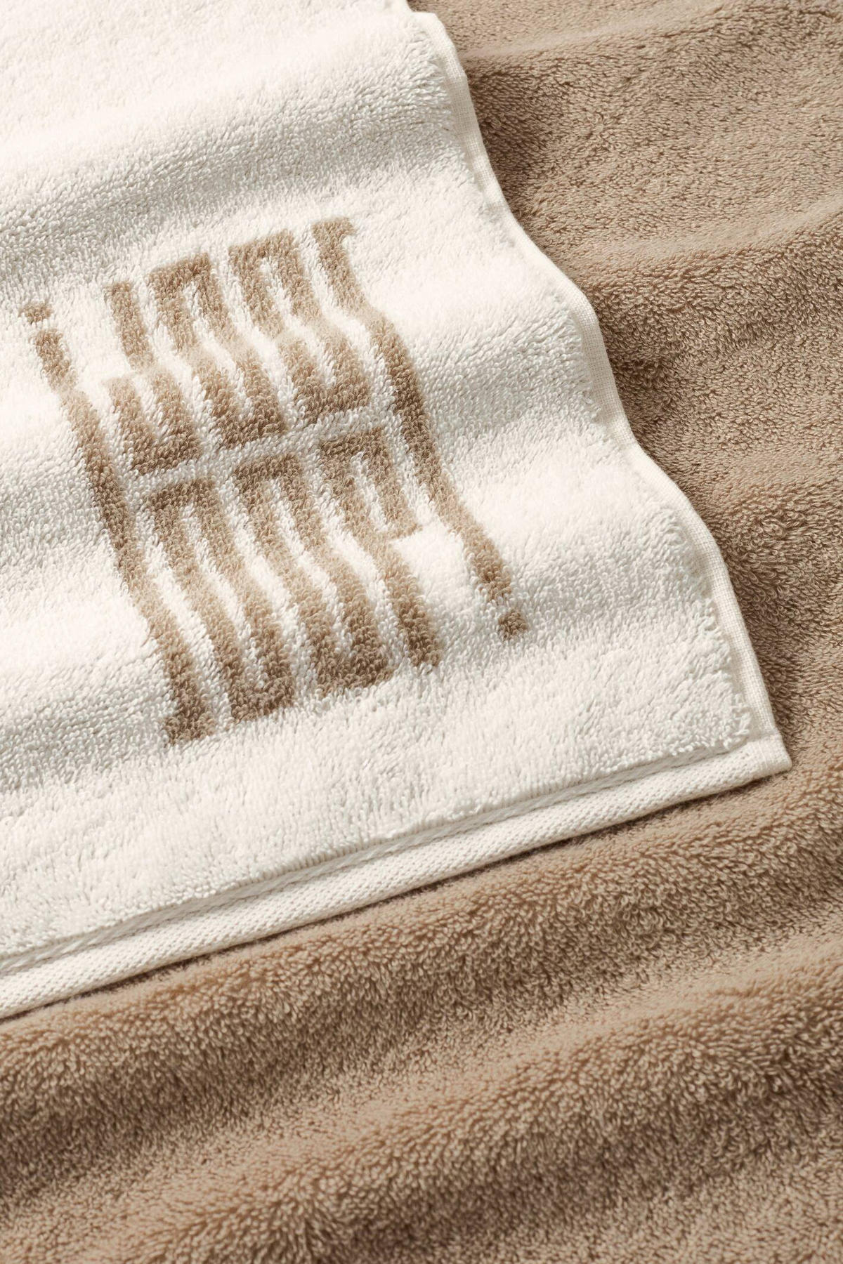 HANDTUCH Bars Beige  - Beige, Basics, Textil (50/100cm) - Joop!