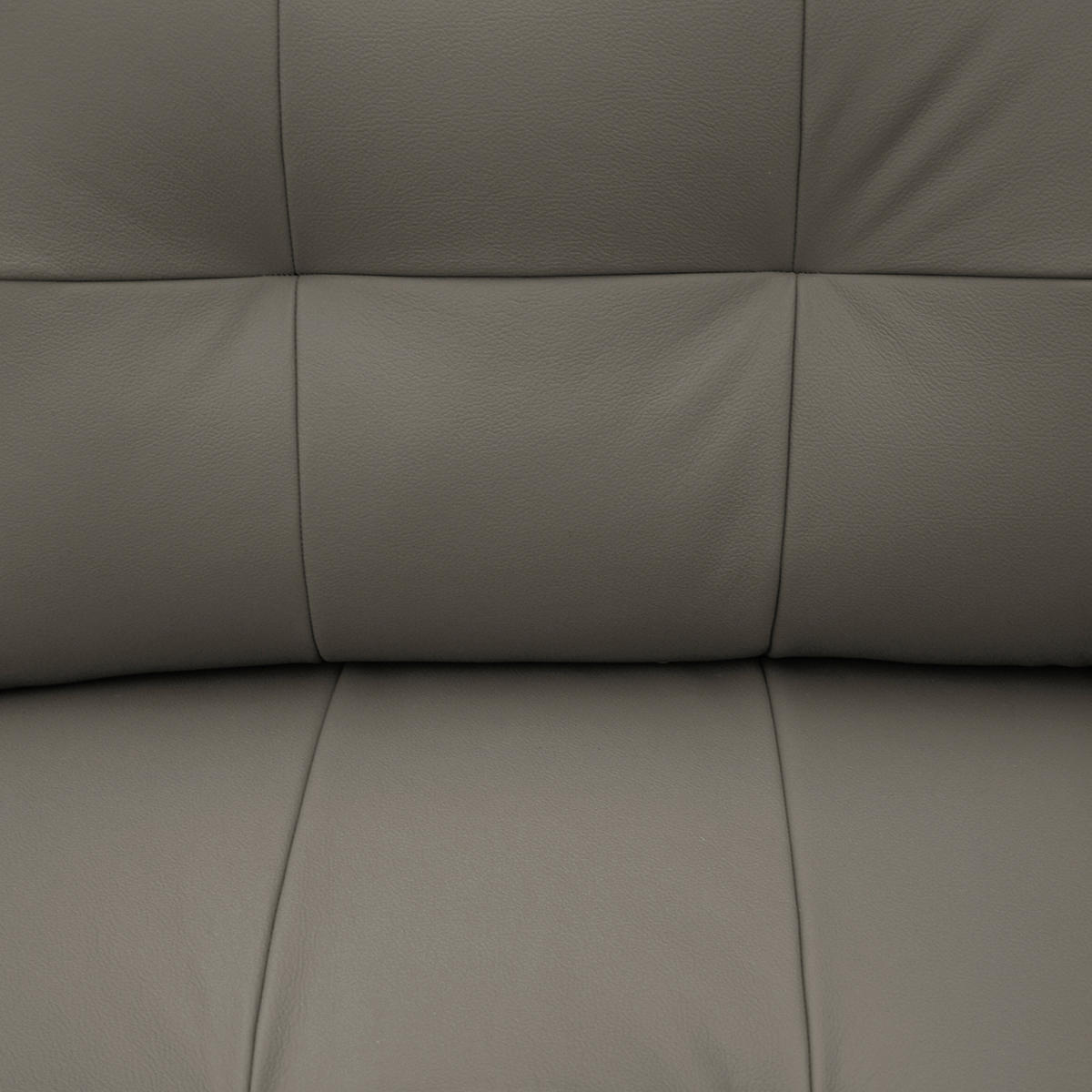 ECKSOFA in Lederlook Echtleder Schlammfarben  - Schlammfarben/Buchefarben, Design, Leder/Holz (238/168cm) - Livetastic