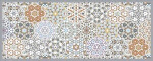STAZA ZA KUHINJU 60/150 cm   višebojno  Velvet  - višebojno, Design, tekstil/plastika (60/150cm)