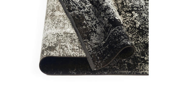 LÄUFER 80/200 cm Calais Grau, Schwarz  - Schwarz/Grau, Design, Textil (80/200cm) - Dieter Knoll