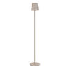 AKKU-STEHLEUCHTE 22/130 cm    - Sandfarben, Design, Kunststoff/Metall (22/130cm) - Novel