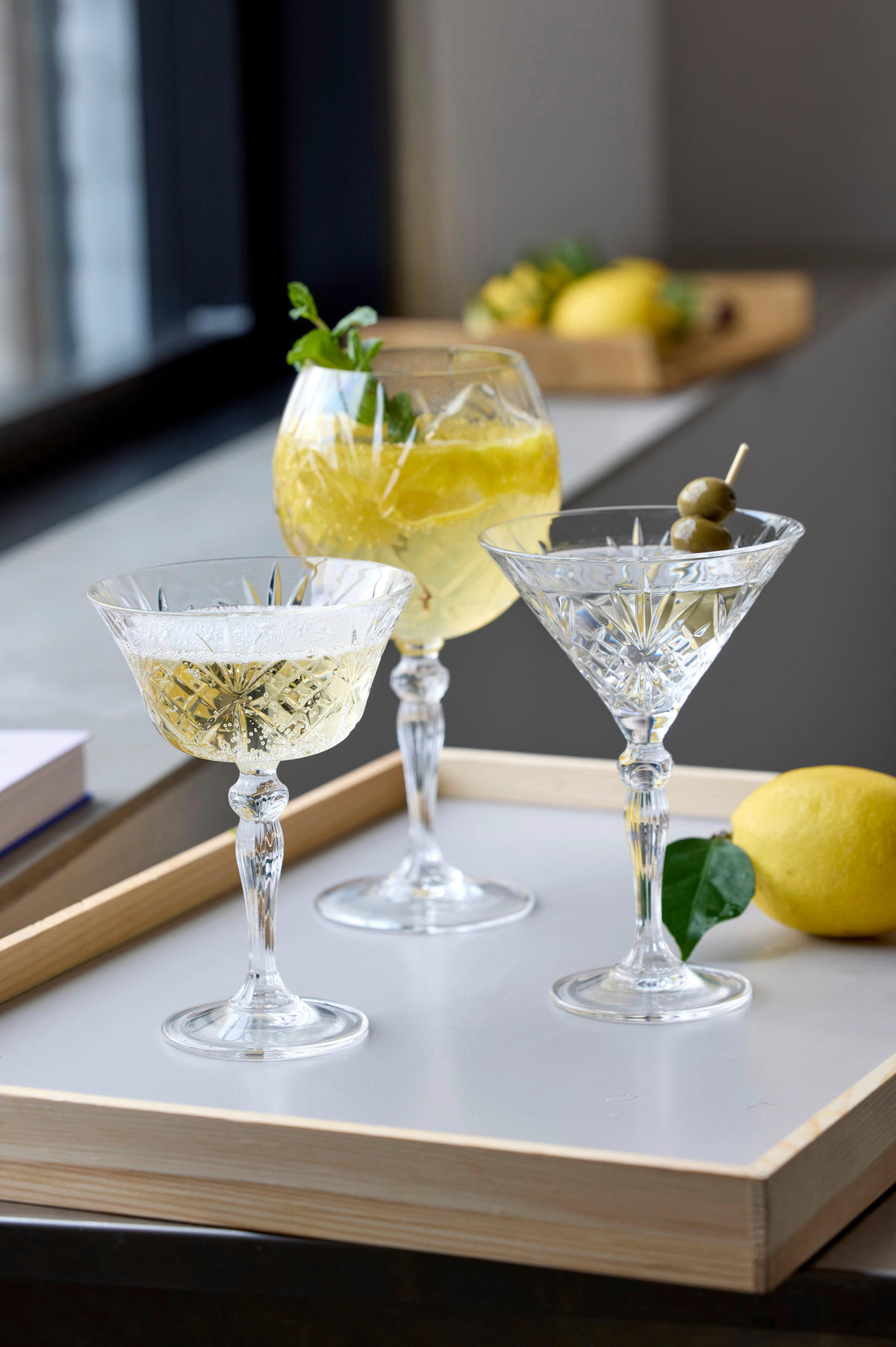 GLASSET 4 delar  - transparent, Basics, glas