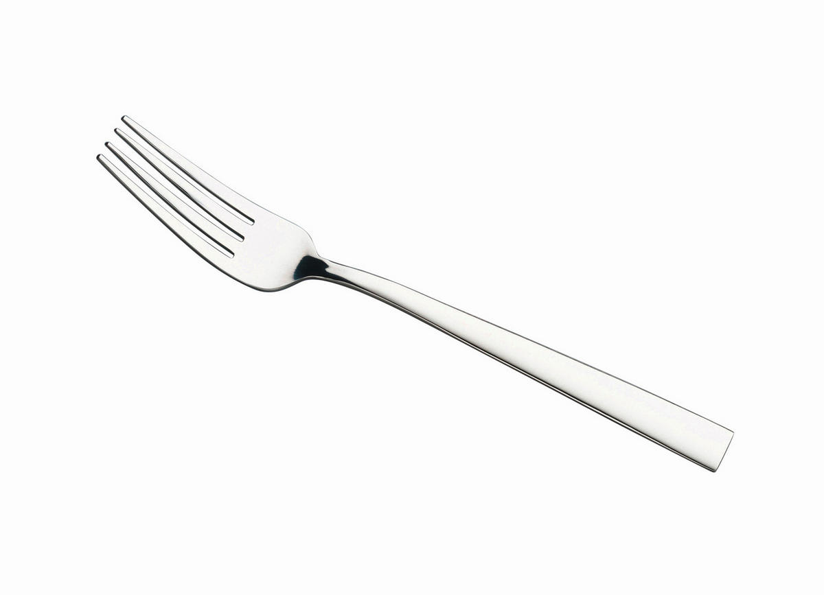 VIDLIČKA - barvy stříbra, Basics, kov (20,5cm) - Justinus