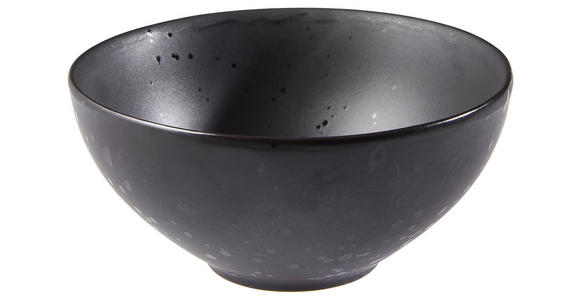 MÜSLISCHALE Black Pearl - Schwarz, Design, Keramik (15,2/7,3cm) - Novel