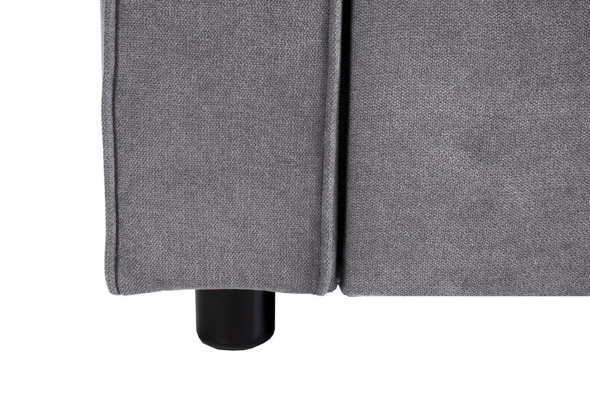 SCHLAFSOFA Flachgewebe Hellgrau  - Hellgrau, Trend, Textil (162/90/89cm) - Livetastic