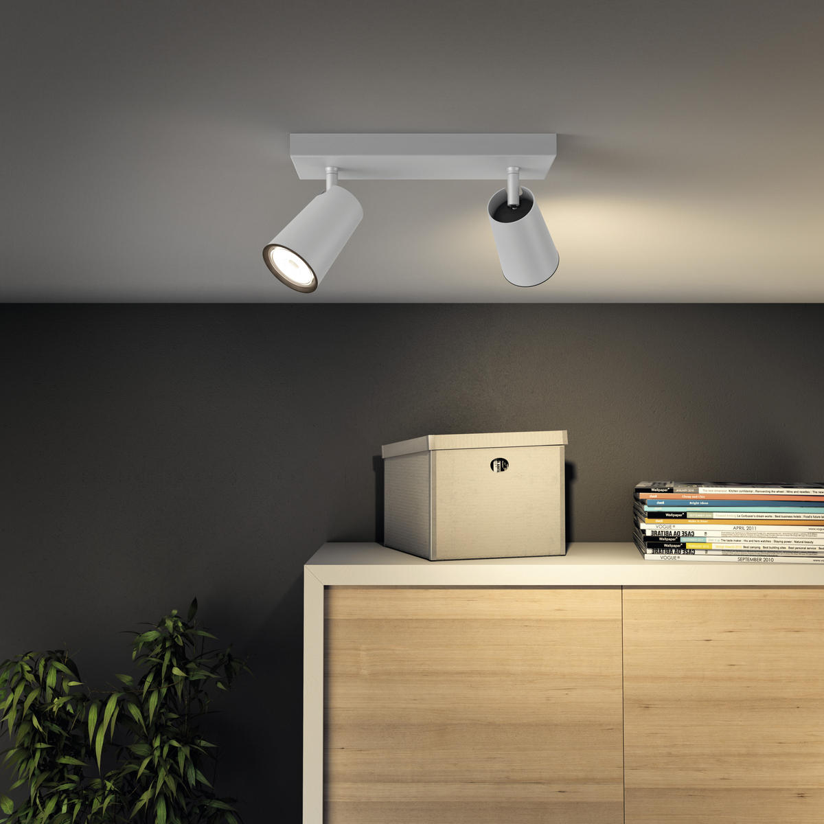 REFLEKTOR   9,2/24/7 cm            - bela, Basics, kovina (9,2/24/7cm) - Philips